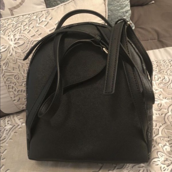 Black glitter kate spade backpack